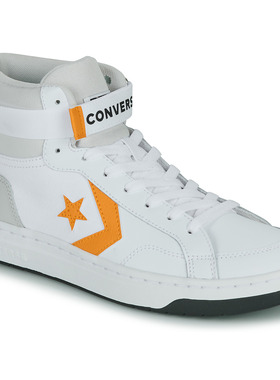 Converse/匡威男鞋高帮运动板鞋白黄色春秋新款休闲球鞋A04578C