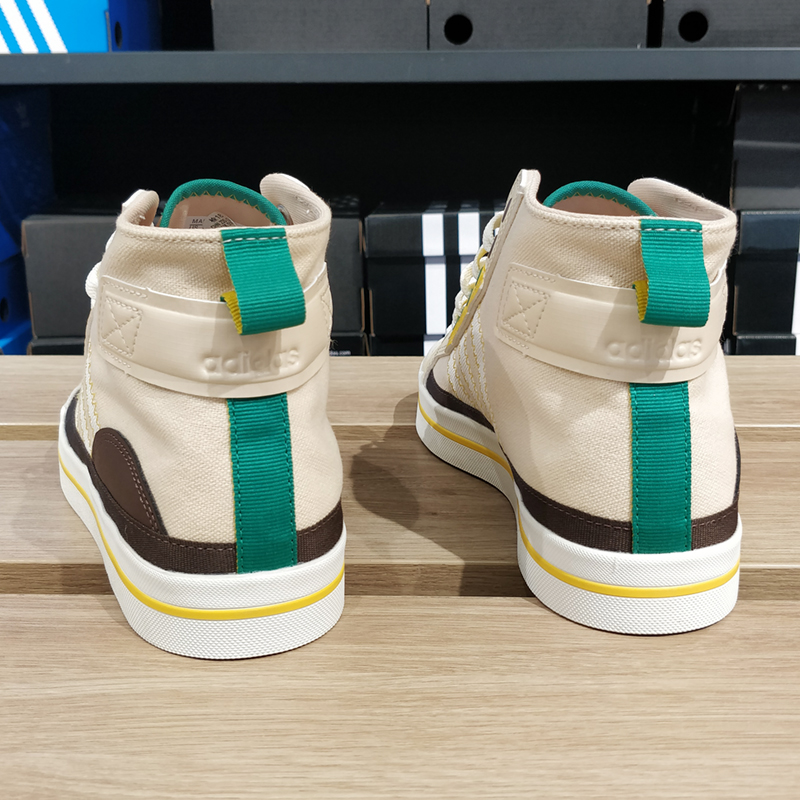 阿迪达斯夏季男鞋Adidas帆布鞋2024新款高帮板鞋透气运动鞋子正品