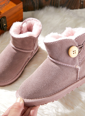雪地儿童鞋2020年新款冬季大棉加绒加厚保暖防水防滑个性男鞋短靴