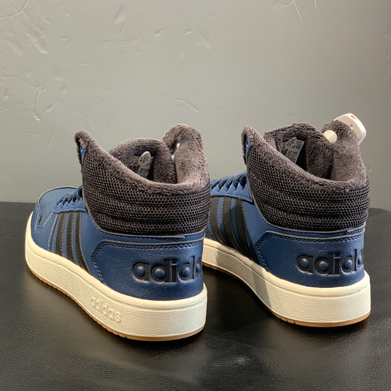 Adidas阿迪达斯男鞋冬季经典高帮加绒保暖耐磨运动休闲板鞋GZ7939