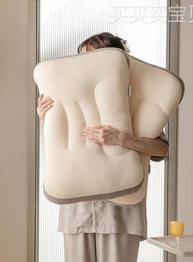 2023正品全棉针织棉菠萝护颈枕矫正分区护颈椎枕头助睡眠功能枕芯