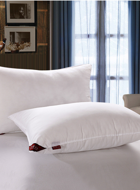 酒店用枕芯柔软弹性枕头健康舒适单人学生45*75标准尺寸一个