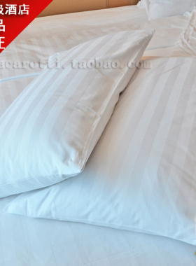 九孔棉枕头+枕套两件套 五星级酒店床品专用单人加大健康枕 特价