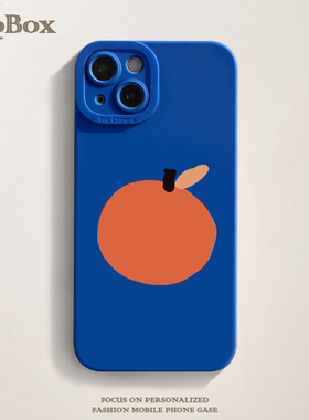 橘子iPhone15苹果14promax小米13红米note11Tpro适用mate60pro华为p40新款小米14荣耀90/100手机壳opporeno10