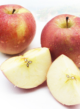 精选托盘洛川红富士苹果 10斤品质甜脆陕西洛川苹果 水果洛川直发