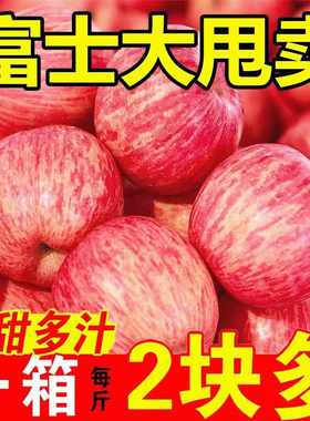陕西洛川红富士苹果新鲜水果10斤当季现摘冰糖心一级脆甜大果