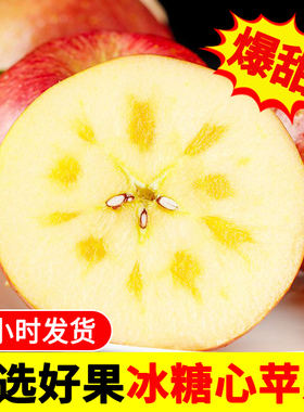 红富士冰糖心苹果水果新鲜山西丑苹果当季水果10斤整箱