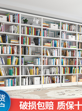 家用钢制书架儿童书籍架落地书柜书房图书馆铁艺架现代简约置物架