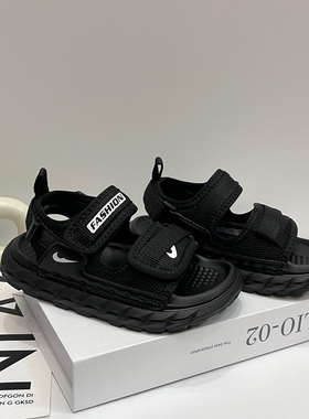 轻便夏季男童鞋子2024新款凉鞋户外运动鞋韩版帅气夏天儿童沙滩鞋