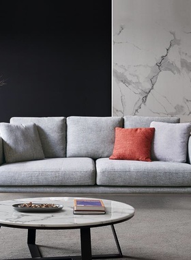 北欧沙发小户型客厅整装双人三人位沙发乳胶现代简约风格布艺沙发