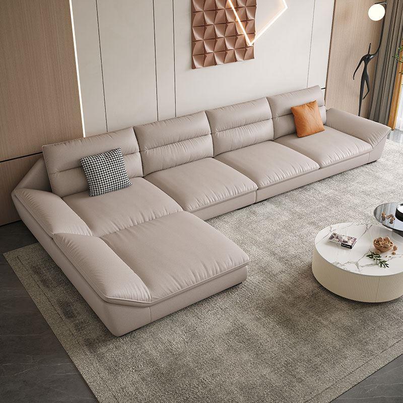 科技布艺沙发北欧现代简约客厅大小户型创意直排转角组合乳胶沙发