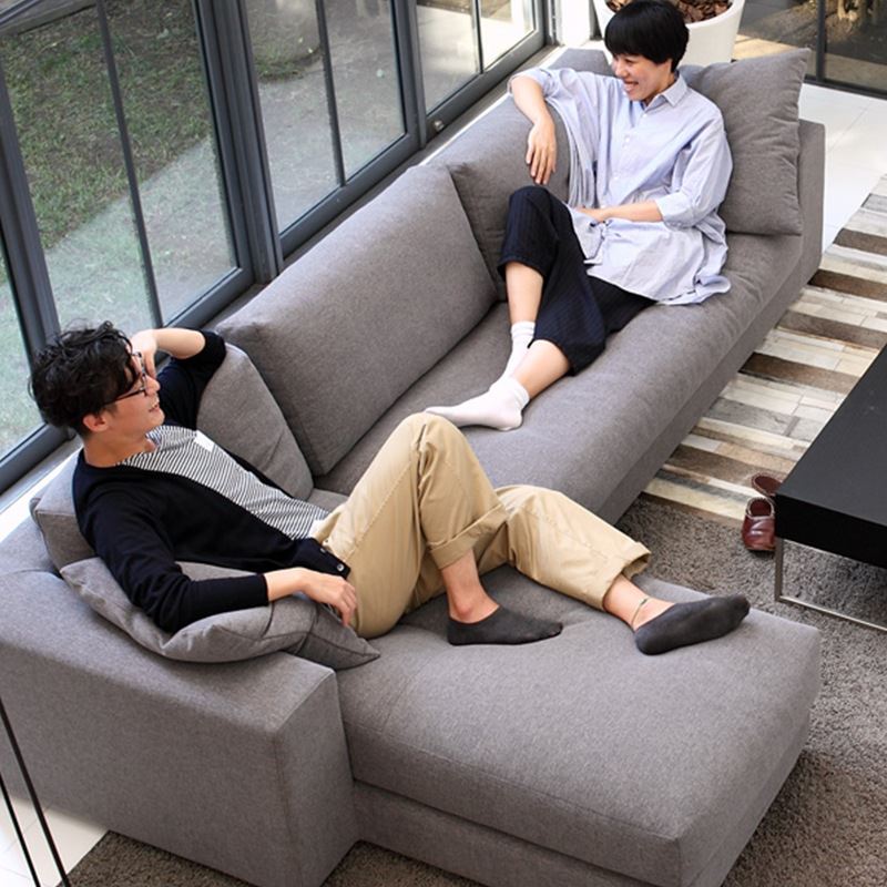 促北欧转角布艺沙发组合现代简约大中小户型客厅卧室乳胶沙发可新