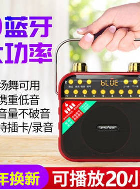 金正广场舞音响便携式小型播放器无线蓝牙大音量手提户外充电音箱