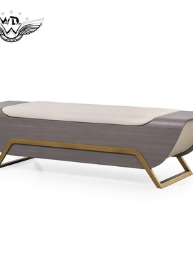 rafamariner高端定制家具TURRI意式轻奢简约卧室新款床尾凳梳妆凳