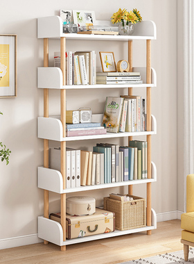 书架置物架落地客厅小型家用简易展示架子儿童书柜卧室书本收纳架