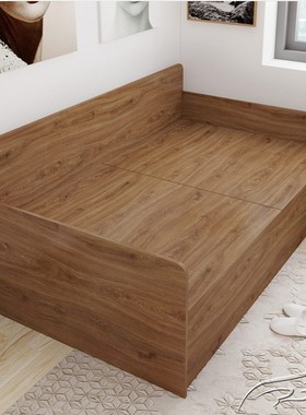 小户型榻榻米床箱储物床书房卧室组合床沙发床1.2m米单人床地台床