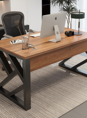 电脑桌台式简易书桌卧室家用学习桌办公专用现代长方形工作台桌子
