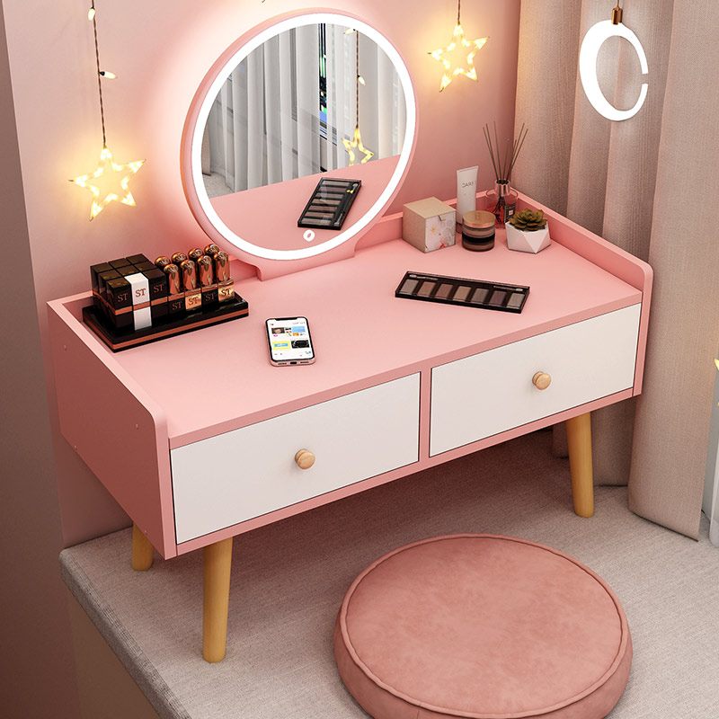 飘窗专用梳妆台卧室小户型书桌一体化妆桌子现代简约网红化妆台