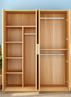 衣柜出租房用木头经济型实木板式卧室出租房用小户型收纳家用柜子