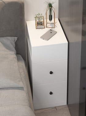床头柜小型迷你置物柜卧室床边超极窄夹缝收纳柜子简约实木储物柜