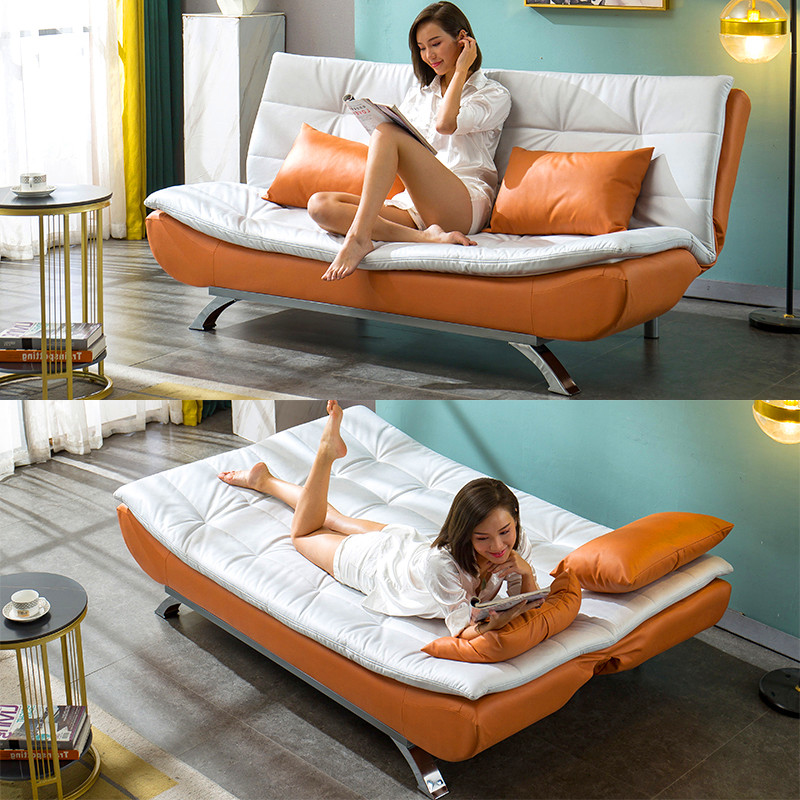 小户型免洗科技布沙发床客厅卧室多功能可折叠三人位两用布艺沙发
