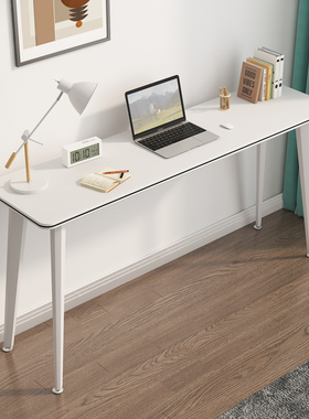 书桌桌子长桌工作台办公桌家用卧室靠墙桌学习桌简易电脑桌长条桌