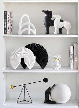 创意抽象艺术人物雕塑摆件现代办公室客厅电视柜书柜酒柜软装饰品