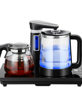 全自动上水电热烧水壶茶台一体泡茶专用抽水茶具套装茶桌嵌入式