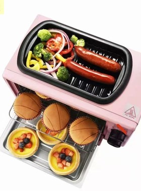 电烤箱家用e小型烘焙多功能网红小烤箱厨房电器家电微波炉迷你小