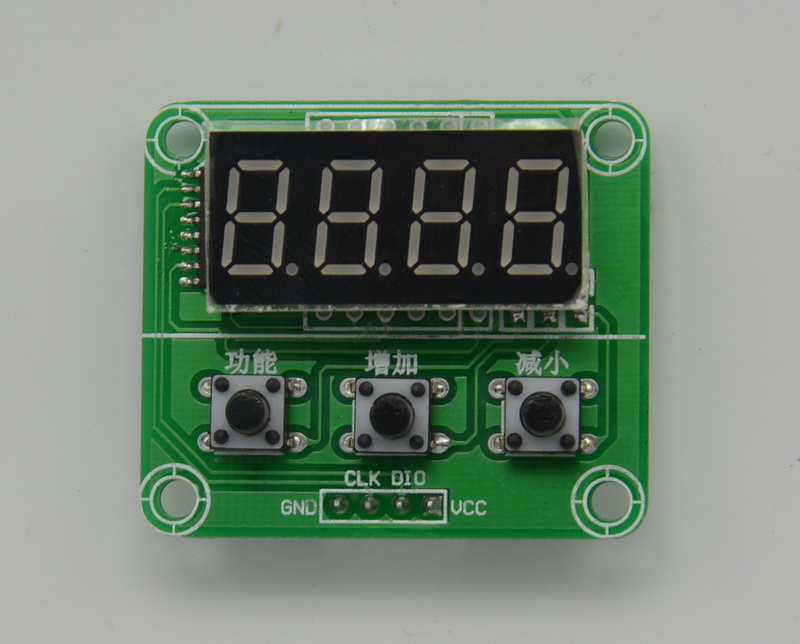 GYJ-0138 IIC驱动四位数码管显示模块 TM1650数码管显示 I2C协议