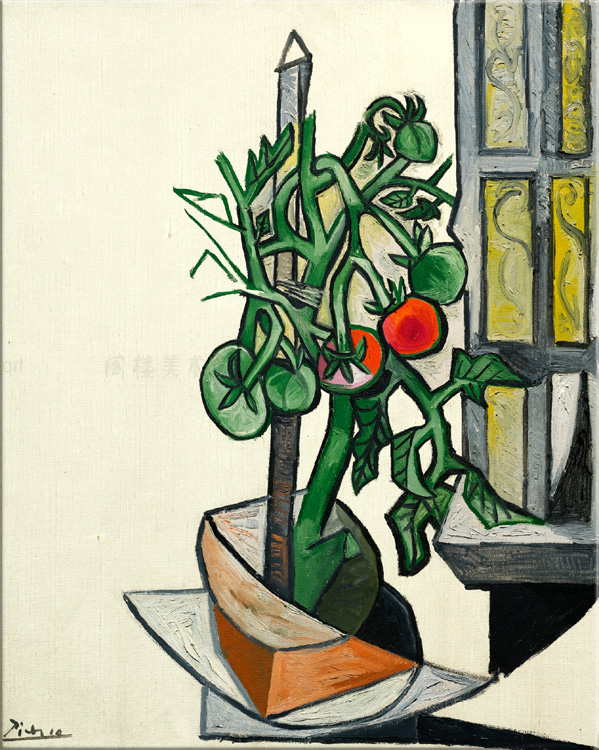 番茄盆栽 Pablo Picasso 毕加索 装饰画有框无框客厅书房餐厅酒吧