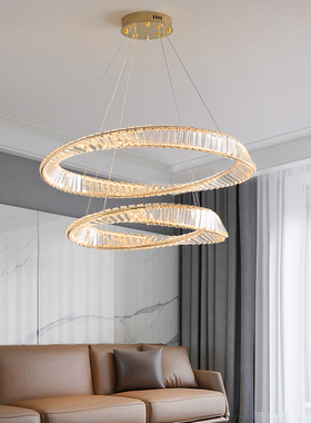 全屋套餐轻奢意式设计客厅水晶吊灯现代建于创意餐厅卧室水晶吊灯