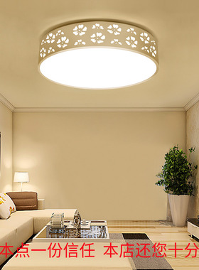 简约LED吸顶灯30 40 50 60 80cm圆形卧室客厅餐厅阳台过道灯批发