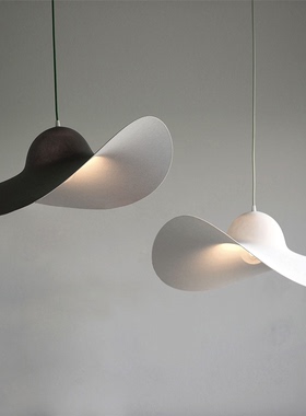 北欧创意帽子造型吊灯现代简约意大利设计师极简客厅灯卧室餐厅灯