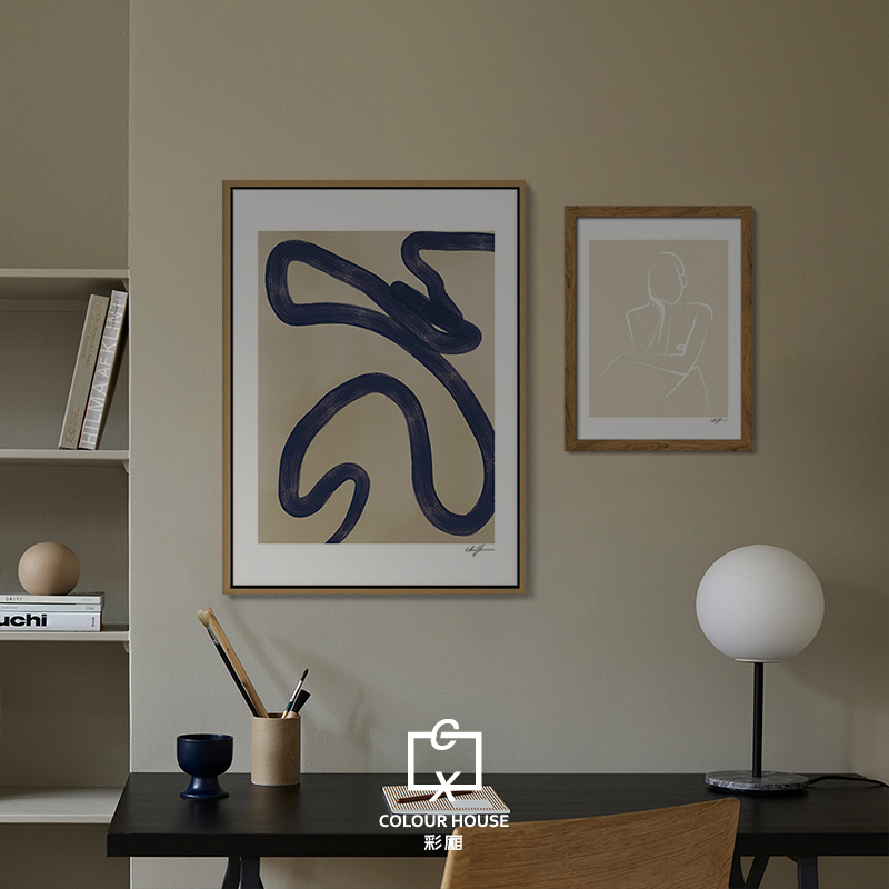 Anna Johansson 北欧现代抽象艺术沙发玄关卧室餐厅客厅组合画
