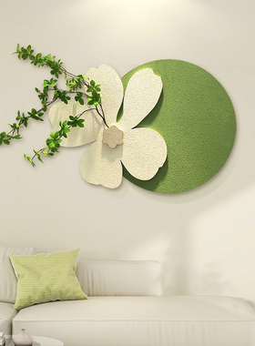 客厅装饰画沙发背景卧室餐厅挂画创意高级感立体墙壁画花朵砂岩画