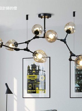 设计师的灯北欧灯具客厅简约现代风格卧室灯创意个性餐厅分子吊灯