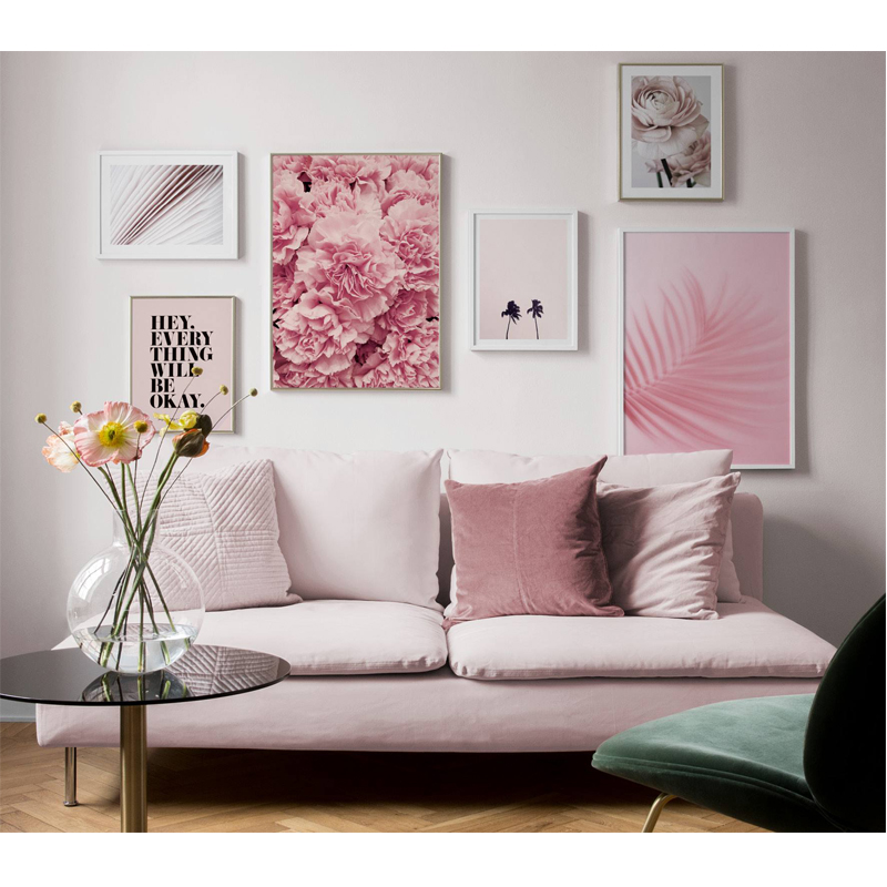 现代美式组合客厅装饰画轻奢风格墙画壁画卧室餐厅沙发背景墙挂画