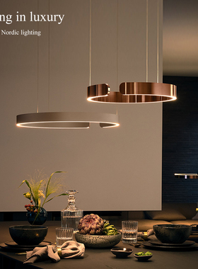 德国 Mito极简餐厅客厅吊灯设计师调色调光自由升降智能灯