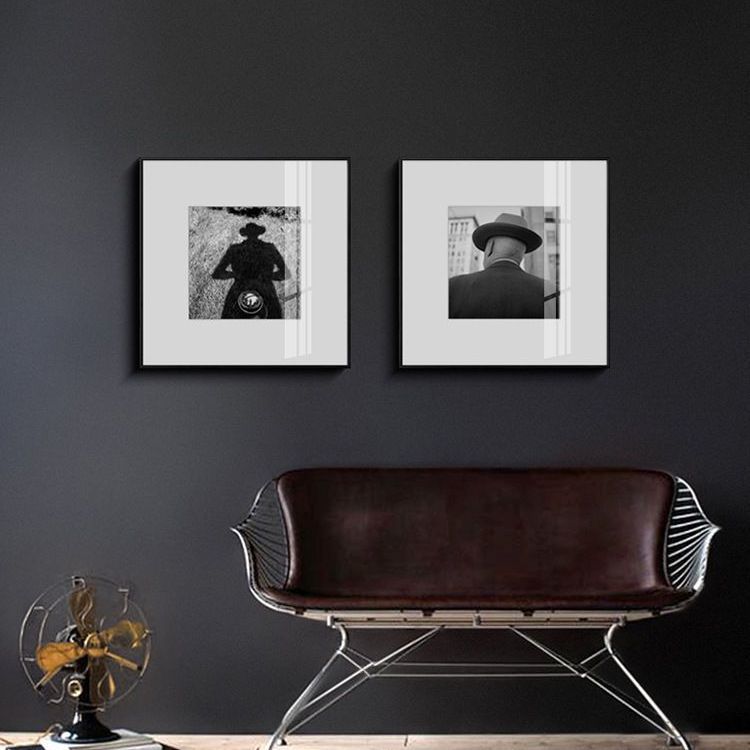 黑白艺术摄影装饰画北欧现代照片墙组合挂画客厅餐厅卧室背景墙画