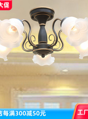 欧式吊灯仿古餐厅卧室走廊过道厨房2024年新款楼梯阳台感应客厅灯