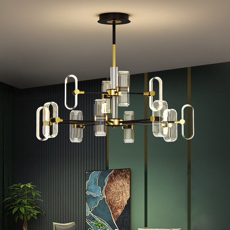 客厅吊灯2024年新款北欧创意个性轻奢餐厅卧室灯简约现代大气灯具