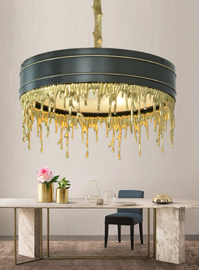 全铜北欧后现代吊灯奢华客厅餐厅设计师酒店工程创意个性装饰灯具