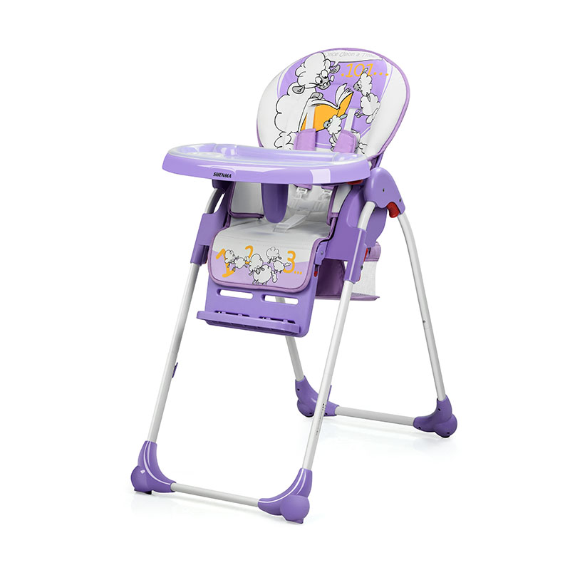 神马多功能婴儿餐椅 宝宝吃饭餐桌椅 高低可调节轻便折叠儿童座椅