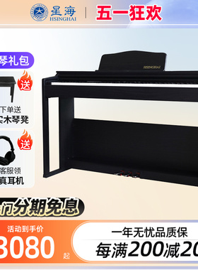 北京星海电钢琴智能88键重锤成人数码钢琴立式专业级基础款XD-10