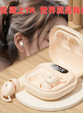 蓝牙耳机睡眠运动入耳式无线超长续航降噪女生隔音2024新款高音质