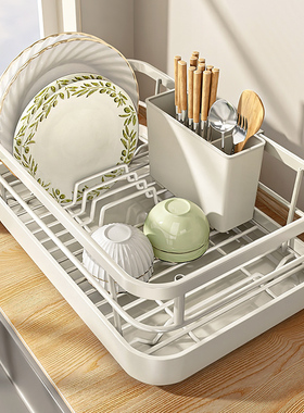 厨房碗架沥水架多功能碗盘碟子置物台面餐具放碗筷碗柜家用收纳盒