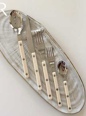 法国Sabre Paris小酒馆高级不锈钢西餐具刀叉勺子黄油刀牛排刀