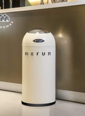 英国智能感应垃圾桶大容量不锈钢厨房客厅卫生间厕所可移动高颜值