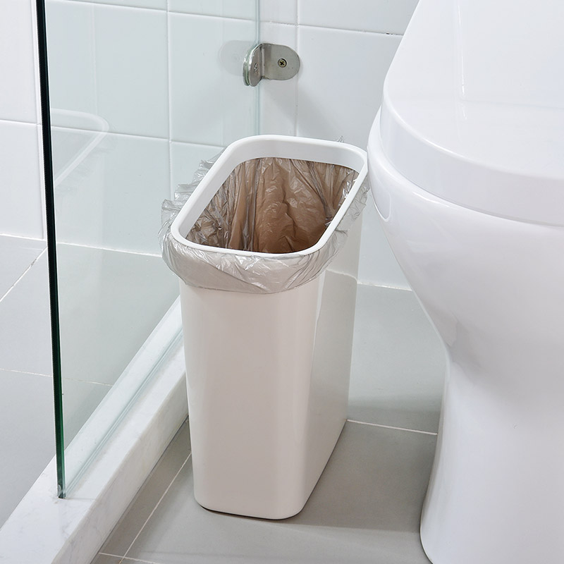 卫生间缝隙垃圾桶洗手间大容量夹缝无盖长方形垃圾篓厕所纸篓小号